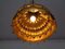 Large French Brass Lotus Ceiling Lamp, 1940s, Image 5