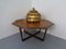 Large French Brass Lotus Ceiling Lamp, 1940s, Image 9