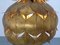 Large French Brass Lotus Ceiling Lamp, 1940s, Image 12