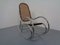 Rocking Chair Mid-Century en Acier Tubulaire et en Maille, 1960s 5