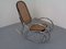 Mid-Century Tubular Steel & Mesh Rocking Chair, 1960s, Image 8