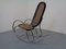 Mid-Century Tubular Steel & Mesh Rocking Chair, 1960s 7