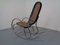 Rocking Chair Mid-Century en Acier Tubulaire et en Maille, 1960s 7