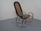Mid-Century Tubular Steel & Mesh Rocking Chair, 1960s, Image 9