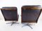 Black Leather Chair by Eugen Schmidt for Solo Form, Set of 2 6