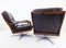 Black Leather Chair by Eugen Schmidt for Solo Form, Set of 2 9