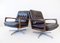 Black Leather Chair by Eugen Schmidt for Solo Form, Set of 2 4