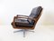 Black Leather Chair by Eugen Schmidt for Solo Form, Set of 2 8