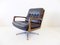 Black Leather Chair by Eugen Schmidt for Solo Form, Set of 2 13