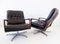 Black Leather Chair by Eugen Schmidt for Solo Form, Set of 2 2