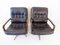 Black Leather Chair by Eugen Schmidt for Solo Form, Set of 2, Image 15