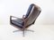 Black Leather Chair by Eugen Schmidt for Solo Form, Set of 2 14