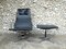 Aluminium EA 124 Lounge Chair & EA 125 Ottoman by Charles & Ray Eames for Herman Miller, 1960s, Set of 2 3