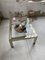 Tavolino da caffè in ottone e metallo cromato, Italia, Immagine 10