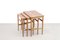 Model at-40 Nesting Tables by Hans Wegner, Set of 3 3