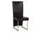 Black Leather Chair by Rolf Benz 1