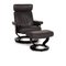 Fauteuil Stressless Orion en Cuir avec Ottomane, Set de 2 1