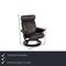 Orion Leather Stressless Armchair with Ottoman, Set of 2 2