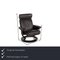 Orion Leather Stressless Armchair with Ottoman, Set of 2, Image 2