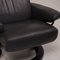 Orion Leather Stressless Armchair with Ottoman, Set of 2, Image 5