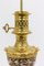19th Century Satsuma Earthenware and Bronze Lamp, Set of 2 2