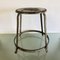 Industrial Metal Work Stool, Image 1