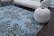 Tapis Turquoise Vintage en Laine, Turquie 2