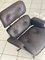 Set of Black Lounge Chair and Ottoman in Leather by Charles & Ray Eames for Herman Miller, 1980s, Image 5