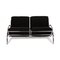 Schwarzes Chrom Sofa von Cor Loft 1