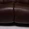 Brown Leather Nevada Sofa by Hukla 4