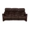 Brown Leather Nevada Sofa by Hukla 1