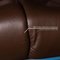 Brown Leather Nevada Sofa by Hukla, Image 5