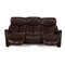 Brown Leather Nevada Sofa by Hukla 3