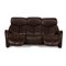 Brown Leather Nevada Sofa by Hukla, Image 3