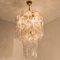 White Murano Glass Torciglione Chandeliers from Elco, 1960, Set of 2 6