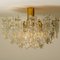 Brass and Glass Chandeliers by J.T. Kalmar for Cor, Set of 3 17