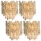 Brass and Glass Chandeliers by J.T. Kalmar for Cor, Set of 3 20