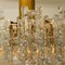 Brass and Glass Chandeliers by J.T. Kalmar for Cor, Set of 3 19