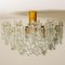 Brass and Glass Chandeliers by J.T. Kalmar for Cor, Set of 3 14