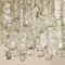 Large Modern Brass & Ice Glass Chandeliers by J.T. Kalmar for Isa, Set of 2 11