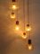 Grand Luminaire Cascade avec Sept Lampes Pedant par Helena Tynell, 1970s 3