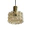 1 of the 8 Beautiful Bubble Glass Pendant Lamps by Helena Tynell, 1960 From Limburg 5