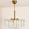 Chandelier Glass and Brass j.t. Kalmar, 1960 From Elco 5