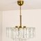 Chandelier Glass and Brass j.t. Kalmar, 1960 From Elco, Image 5