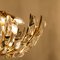 Italian Stilkronen Crystal and Gilded Brass Light Fixtures from Elco, Set of 2 9