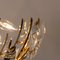 Lámparas Stilkronen italianas de cristal y latón dorado de Elco. Juego de 2, Imagen 13