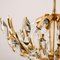 Italian Stilkronen Crystal and Gilded Brass Light Fixtures from Elco, Set of 2 20