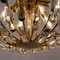 Lámparas Stilkronen italianas de cristal y latón dorado de Elco. Juego de 2, Imagen 12