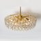 Austria Brass and Crystal Glass Bakalowits Chandeliers from Cor, 1960s, Set of 4 5