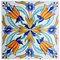 Antique French Handmade Ceramic Tiles by Devres, 1910s 2